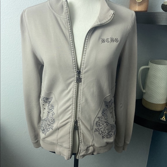 BCBGMaxAzria Brown Beaded Jacket - Picture 4 of 10